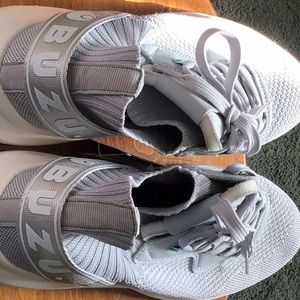 Buzu1989 sneakers with silver sparkle